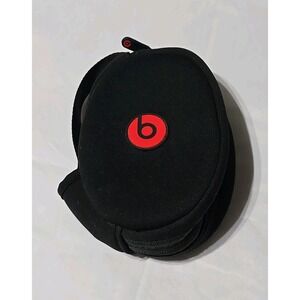 Beats By Dr Dre Headphones Carry Case‎ Black Red Soft Nylon